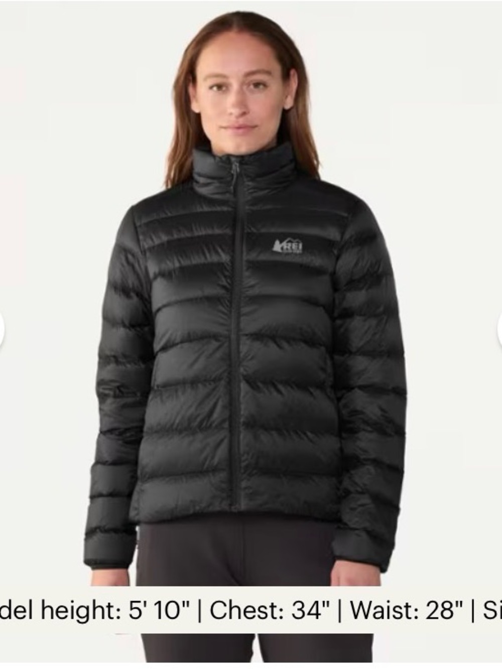 REI 650 Down Jacket women’s in black